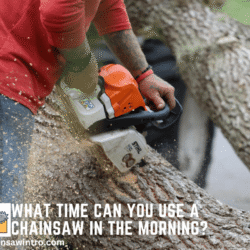 What Time Can You Use a Chainsaw in the Morning? Noise Rules & Safety Tips