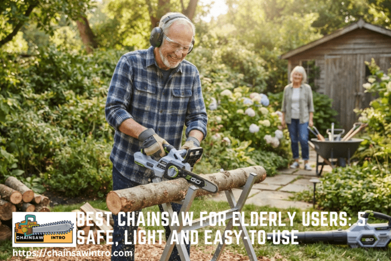 Best Chainsaw for Elderly Users 5 Safe, Light and Easy-to-Use Picks for Independent Yard Work