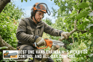 Best One Hand Chainsaw 5 Picks for Control, Precision and All-Day Comfort