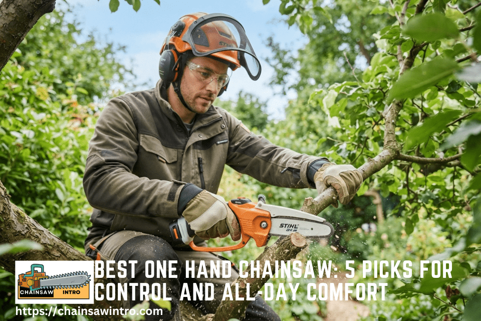 Best One Hand Chainsaw 5 Picks for Control, Precision and All-Day Comfort